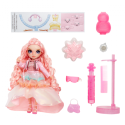 Rainbow high muñeca winter wonderland - pink