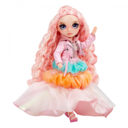 Rainbow high muñeca winter wonderland - pink