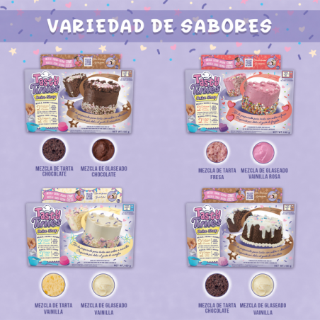 Tasty tinies kit pastel surtido