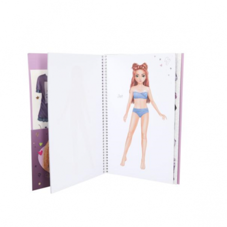 Top model cuaderno dress me up grande rebel kitty