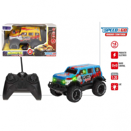 COCHE RC 1:20 FULL FUNCTION CON LUZ SPEED AND GO SURTIDO