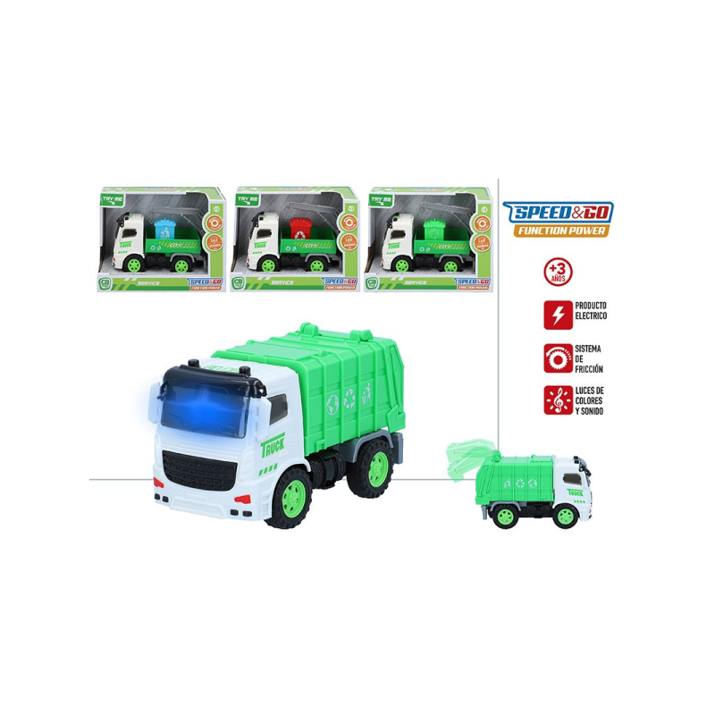 CAMION ELEC RECICLAJE SPEED AND GO SURTIDO