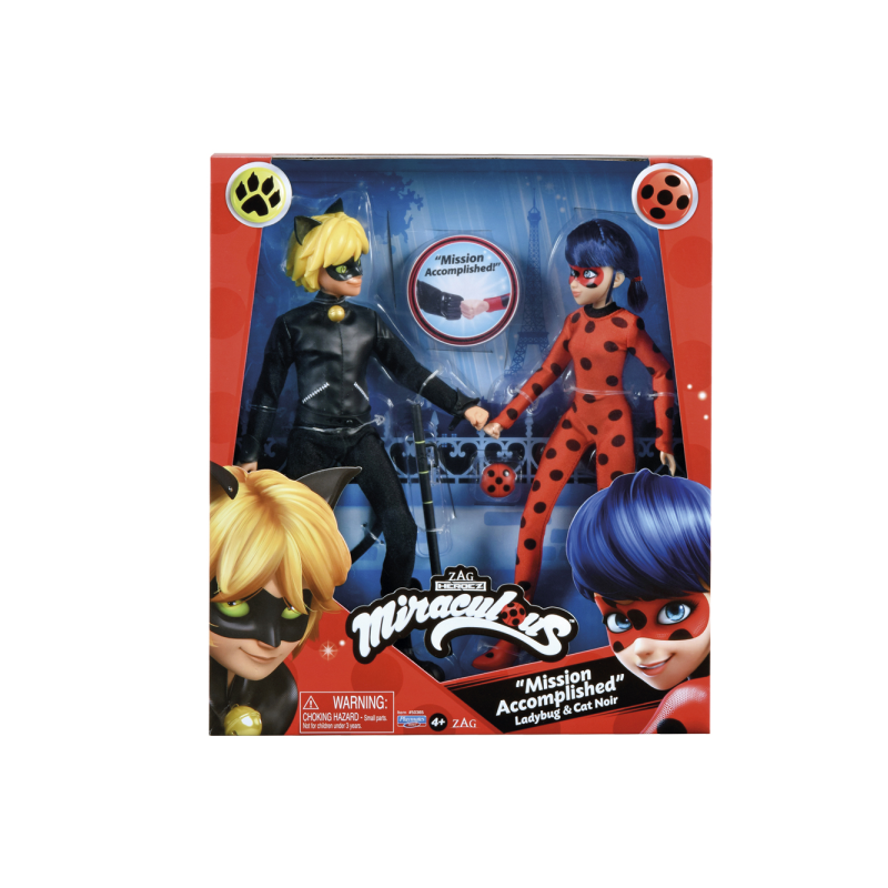 MIRACULOUS MISSION ACCOMPLISHED LADYBUG & CAT NOIR