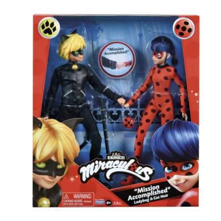 MIRACULOUS MISSION ACCOMPLISHED LADYBUG & CAT NOIR