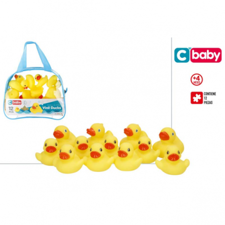 SET 12 PATITOS BAÑO C BABY