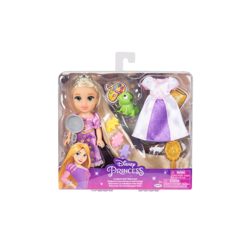 SET DE REGALO RAPUNZEL 15 CM CON ACCESORIOS