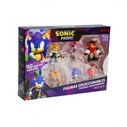 SONIC FIGURA PACK DE 8 SDO. EN CAJA DELUXE