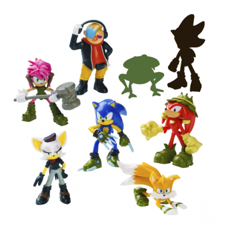 Sonic figura pack de 8 sdo. en caja deluxe