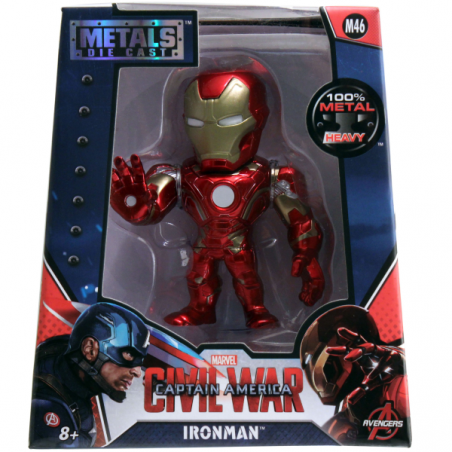 Figura metal ironman 10 cm