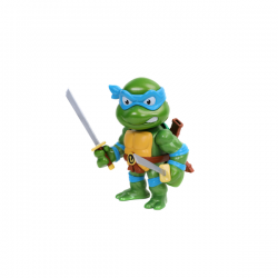 Figura metal Tortugas Ninja Leonardo 10 cm