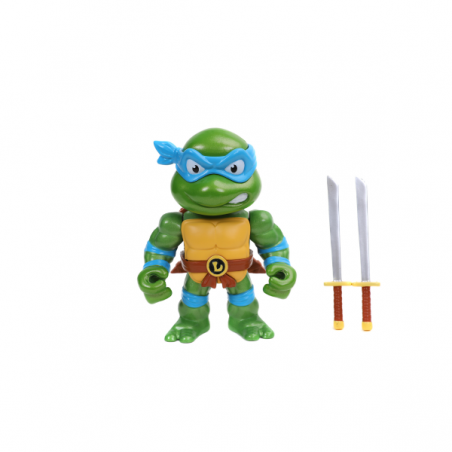 Figura metal tortugas ninja leonardo 10 cm