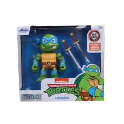 Figura metal tortugas ninja leonardo 10 cm