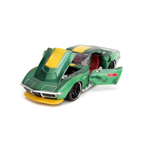 Street fighter ii cammy 1969 chevrolet corvette 1:24