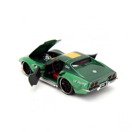 Street fighter ii cammy 1969 chevrolet corvette 1:24