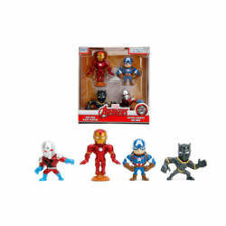 SET DE 4 FIGURAS DE METAL AVENGERS 7 CM