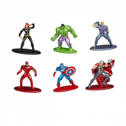 AVENGERS DIORAMA PACK 6 FIGURAS 4 CM