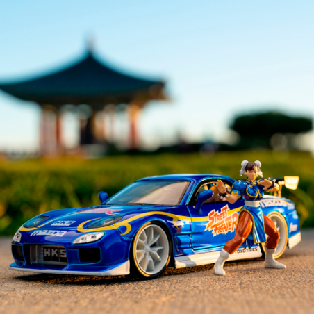 Street fighter ii chun-li 1993 mazda rx-7 1:24