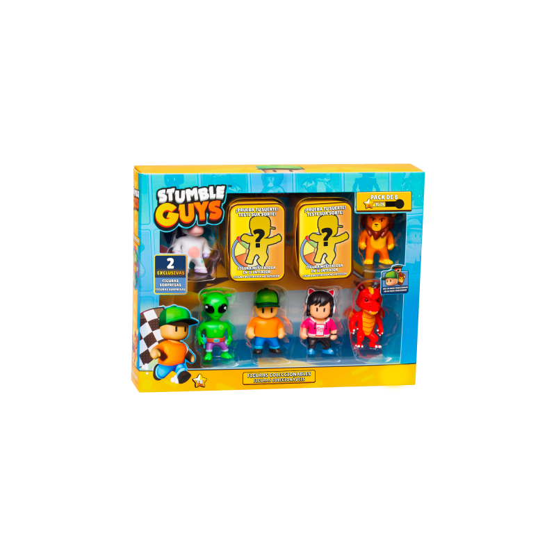 STUMBLE GUYS FIGURA PACK DE 8