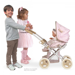 Coche silla muñeca 3x1 peq 53cm didi