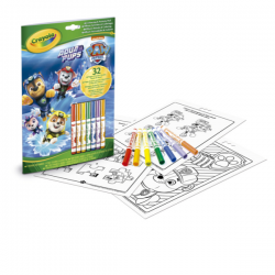 LIBRO ACTIVIDADES Y COLOREAR PAW PATROL 7 ROTULADORES