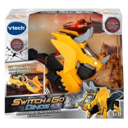 SWITCH & GO DINO BRUTUS TRICERATOPS EXCAVADORA