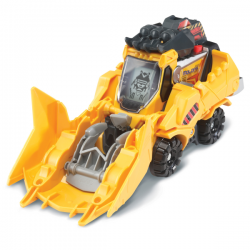 Switch & go dino brutus triceratops excavadora