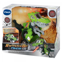 SWITCH & GO DINO BARRO T-REX 4X4 TODOTERRENO