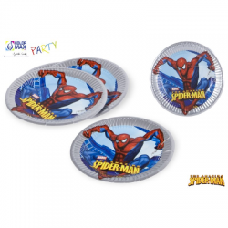 Set 8 platos d20 spiderman...