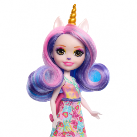 Enchantimals sunshine island muñeca con mascota unicornio