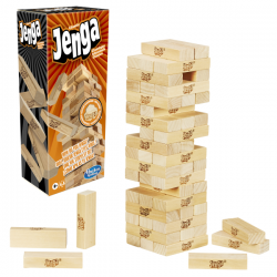 Atrévete con este juego de habilidad. Retira los bloques de madera de la torre pero ¡cuidado, que no