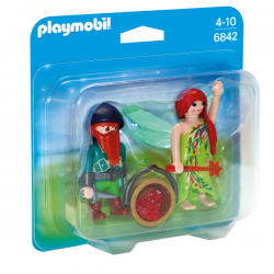 Figura para completar tus mundos PLAYMOBIL. Incluye figura, poni y accesorios. Diseño moderno. Juego