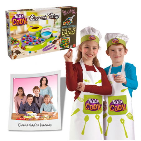 Kids cook fabrica de chococacahuetes