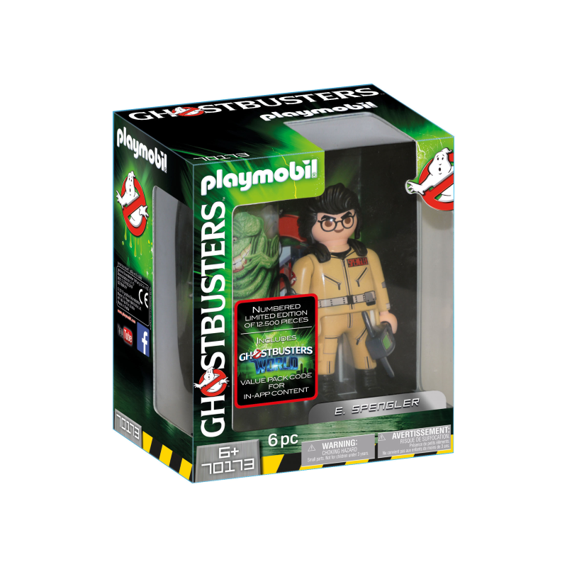 PLAYMOBIL CAZAFANTASMAS E. SPENGLER FIGURA COLECCIONABLE