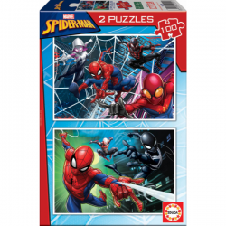 PUZZLE 2X100 PIEZAS SPIDERMAN