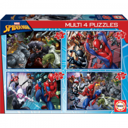 PUZZLE 50+80+100+150 PIEZAS ULTIMATE SPIDERMAN MULTI 4