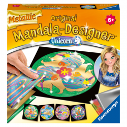 MANDALA DESIGNER METALLIC UNICORN