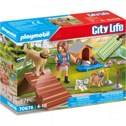 SET DE REGALO ENTRENADORA DE PERROS PLAYMOBIL CITY LIFE