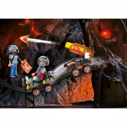 Dino mine carro de cohetes playmobil dino rise