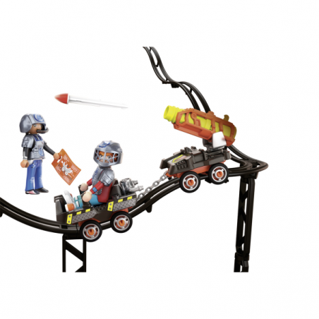 Dino mine carro de cohetes playmobil dino rise