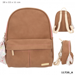 TOP MODEL MINI MOCHILA MARRON FLOWER BERRY