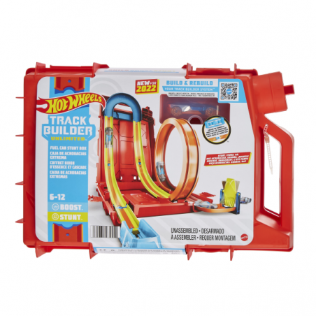 Hot wheels track builder caja lata de gasolina