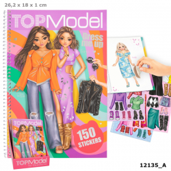 TOP MODEL CUADERNO GRANDE DRESS ME UP VESTIDOS CUT OUT