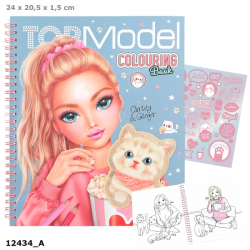 TOP MODEL LIBRO COLOREAR CUTIESTAR