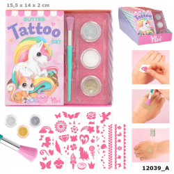 YLVI SET PARA TATUAJES CON PURPURINA