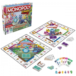 MONOPOLY JUNIOR 2 JUEGOS EN 1