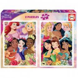 PUZZLE 2X500 PIEZAS DISNEY PRINCESS