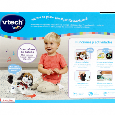 Perrito infantil de arrastre paseos y aventuras