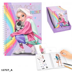 CUADERNO COLOREAR TOP MODEL