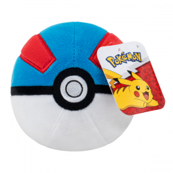 POKEMON PELUCHE POKEBALL 10 CM SURTIDO