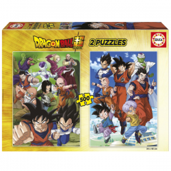 PUZZLE 2X500 DRAGON BALL